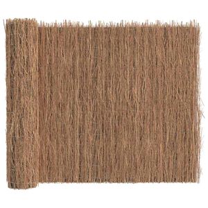 vidaXL Brushwood Fence Brown 600 x 150 cm Brushwood