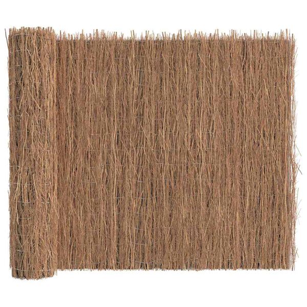 vidaXL Brushwood Fence Brown 600 x 150 cm Brushwood