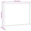 vidaXL Cork Board with Solid Pine Wood Frame 40x30 cm