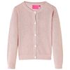 vidaXL Kids' Cardigan Knitted Soft Pink 104
