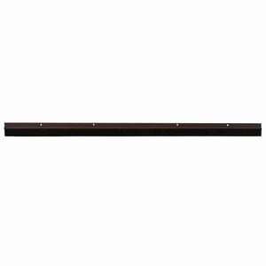 vidaXL Screw-on Door Brush Seals 2 pcs Brown 100 cm Aluminium Alloy