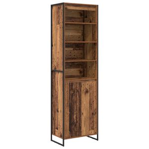 vidaXL Tall Cabinets 2 pcs Old Wood 60 x 36 x 200 cm Engineered Wood