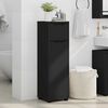 vidaXL Bathroom Cabinet Black 30.5 x 30 x 101 cm Engineered Wood