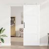 vidaXL Sliding Door White 93 x 232 cm Solid Pine Wood