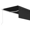 vidaXL Manual Retractable Awning with Blind 5x3m Anthracite