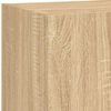 vidaXL 4 Piece TV Wall Units with LED Sonoma Oak Engineered Wood