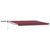 vidaXL Electric Retractable Awning Burgundy and Anthracite 4 x 3 m