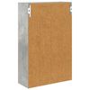 vidaXL Bathroom Wall Cabinet Concrete Grey 40 x 16 x 62.5 cm