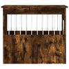 vidaXL Dog Crate Furniture Smoked Oak 55x75x65 cm Engineered Wood