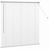 vidaXL Window Blind with Curtains Manual Silver Aluminium