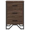 vidaXL Bedside Cabinet Brown Oak 40x41x60 cm Engineered Wood