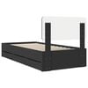vidaXL Bed Frame with Headboard Black 75 x 190 cm Engineered Wood