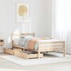 vidaXL Bed Frame without Mattress 100x200 cm Solid Wood Pine