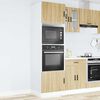vidaXL Oven Cabinets 2 pcs Porto Sonoma Oak Engineered Wood