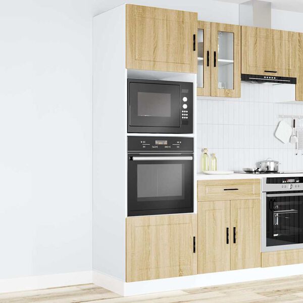 vidaXL Oven Cabinets 2 pcs Porto Sonoma Oak Engineered Wood
