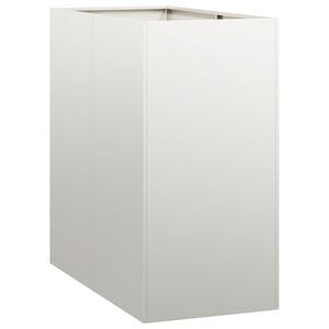 vidaXL Planter 40x80x80 cm Stainless Steel