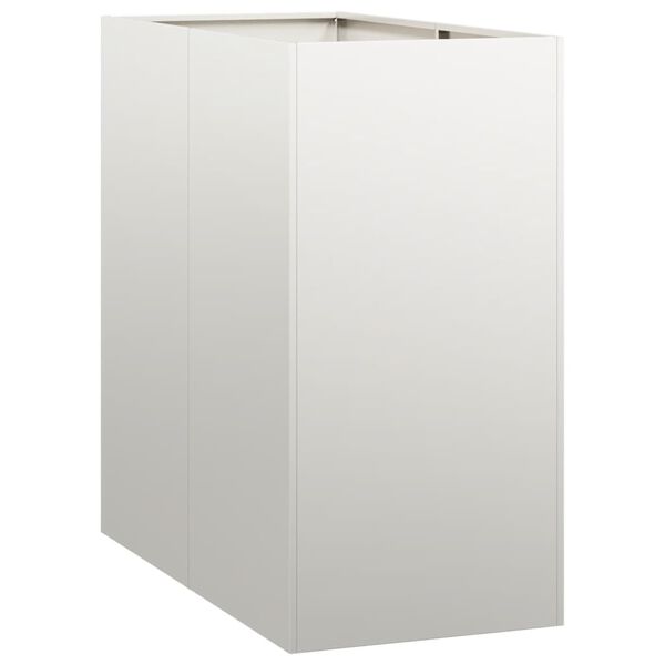 vidaXL Planter 40x80x80 cm Stainless Steel