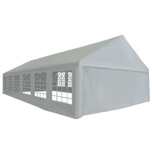 vidaXL Party Tent PE 6x12 m Grey