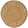 vidaXL Area Rugs Natural &Oslash; 180 cm Jute