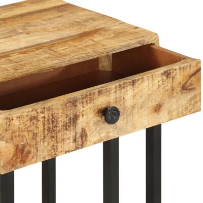 vidaXL U-Shaped Side Table 45x30x61 cm Solid Mango Wood