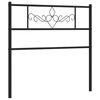 vidaXL Metal Headboard Black 107 cm