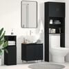 vidaXL Bathroom Sink Cabinet Black Oak 58 x 33 x 60 cm Engineered Wood