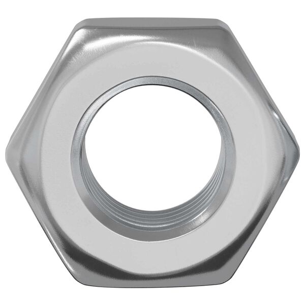 vidaXL Hex Nuts 2 pcs Silver M8 Iron