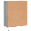 vidaXL Sideboard Grey Sonoma 69.5x34x90 cm Engineered Wood