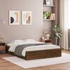 vidaXL Bed Frame with Drawers without Mattress Brown Oak 140x200 cm