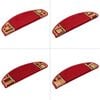 vidaXL Self-adhesive Stair Mats 15 pcs Red 65x21x4 cm