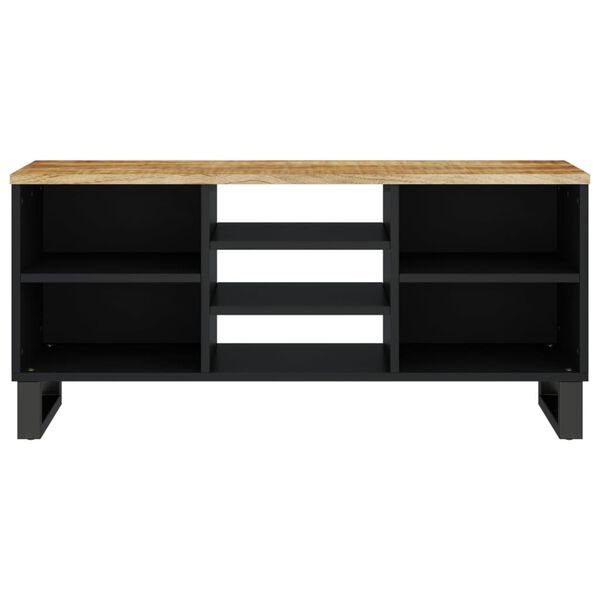 vidaXL TV Cabinet 100x33x46 cm Solid Wood Mango&Engineered Wood