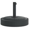 vidaXL Parasol Base for &Oslash;38 / 48 mm Poles 25 kg Round