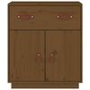 vidaXL Sideboard Honey Brown 65.5x40x75 cm Solid Wood Pine