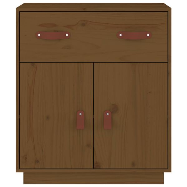 vidaXL Sideboard Honey Brown 65.5x40x75 cm Solid Wood Pine