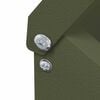 vidaXL Chicken Feeder Olive Green 21 x 16 x 33 cm Cold-Rolled Steel
