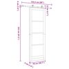 vidaXL Sliding Door ORKDAL Natural 78 x 232 cm
