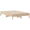 vidaXL Bookcase Bed without Mattress 150x200 cm King Size Solid Wood Pine