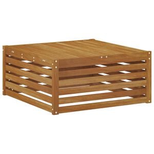 vidaXL Outdoor Table Solid Acacia Wood Natural 79 x 79 x 37 cm