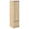 vidaXL Highboard Sonoma Oak 29.5x34x119.5 cm Engineered Wood