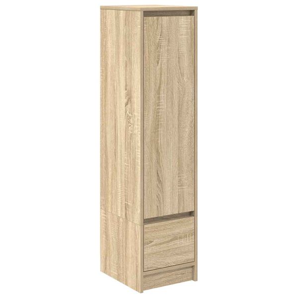 vidaXL Highboard Sonoma Oak 29.5x34x119.5 cm Engineered Wood