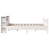 vidaXL Bed Frame without Mattress White 150x200 cm King Size Solid Wood Pine