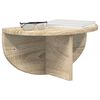 vidaXL Wall Shelf Sonoma Oak 38 x 19 x 19 cm Engineered Wood