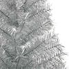 vidaXL Artificial Pre-lit Christmas Tree Silver 120 cm PET