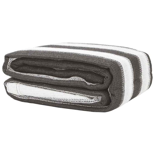 vidaXL Tent Carpet 200x200 cm Anthracite and White