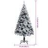 vidaXL Artificial Christmas Tree with 150 LEDs with Stand Green 120 cm