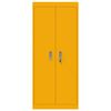 vidaXL Storage Cabinet Mustard Yellow 60 x 40 x 140 cm Steel