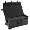 vidaXL Portable Flight Case Black 79.5x52x39 cm PP