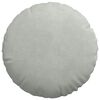 vidaXL Seat Cushions 2 pcs Light Grey Ø 40 x 13 cm Velvet