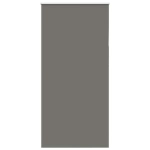 vidaXL Roller Blind Blackout Grey 105x210 cm Fabric Width 100.7 cm Polyester