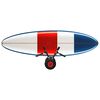 vidaXL SUP Trolley for 2 Surfboards Foldable 90 kg Aluminium